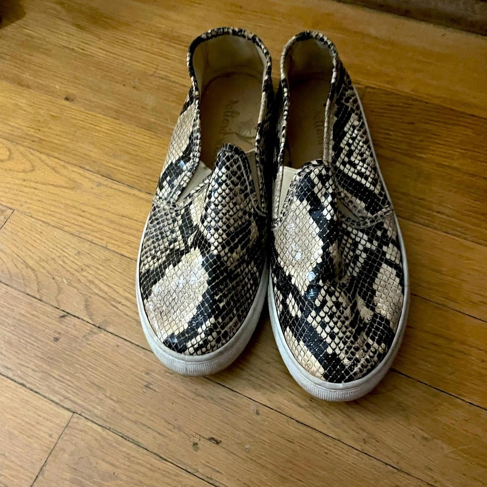 Snake Skin Slip-Ons